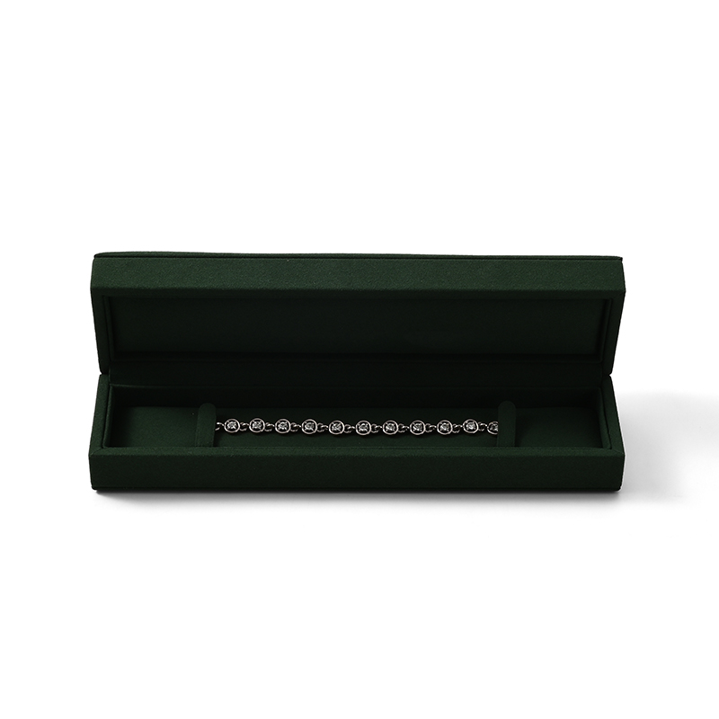 FANXI Custom Green Microfiber Long-chain Box