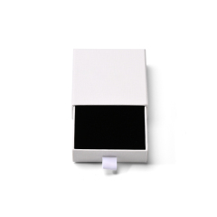 FANXI Custom White Vlevet Paper Earring Box