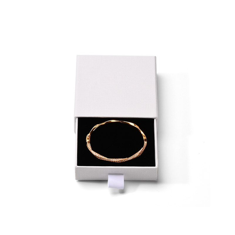 FANXI Custom White Vlevet Paper Earring Box