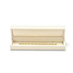 FANXI Custom Beige Microfiber Bracelet Box