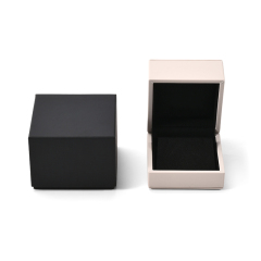 FANXI Custom Pink PU Leather Microfiber Ear Nail Box