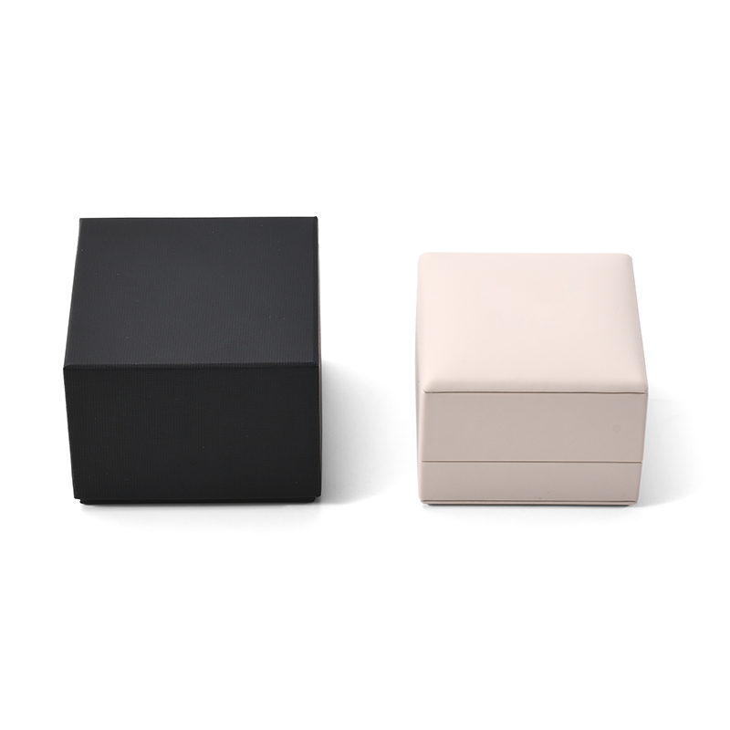 FANXI Custom Pink PU Leather Microfiber Ear Nail Box