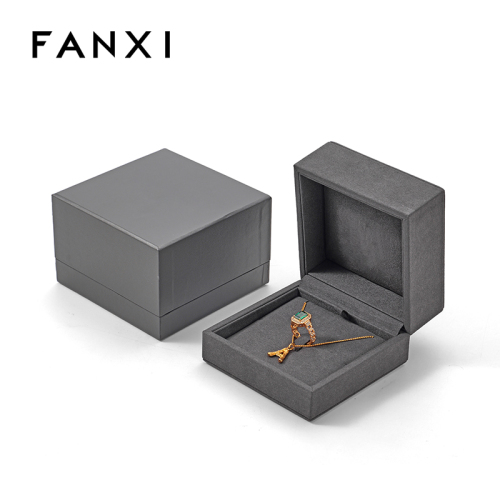 FANXI Custom Grey Microfiber Bangle Box