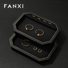 FANXI Fashion Polychrome PU leather Jewelry Display Set