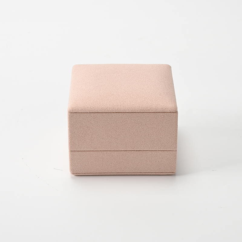 FANXI Custom Pink Microfiber Jewelry Box