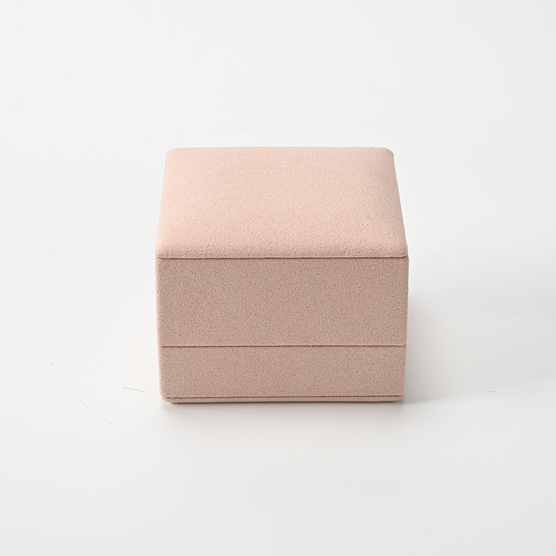 FANXI Custom Pink Microfiber Jewelry Box