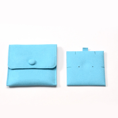 FANXI Custom Blue Microfiber Jewelry Bag
