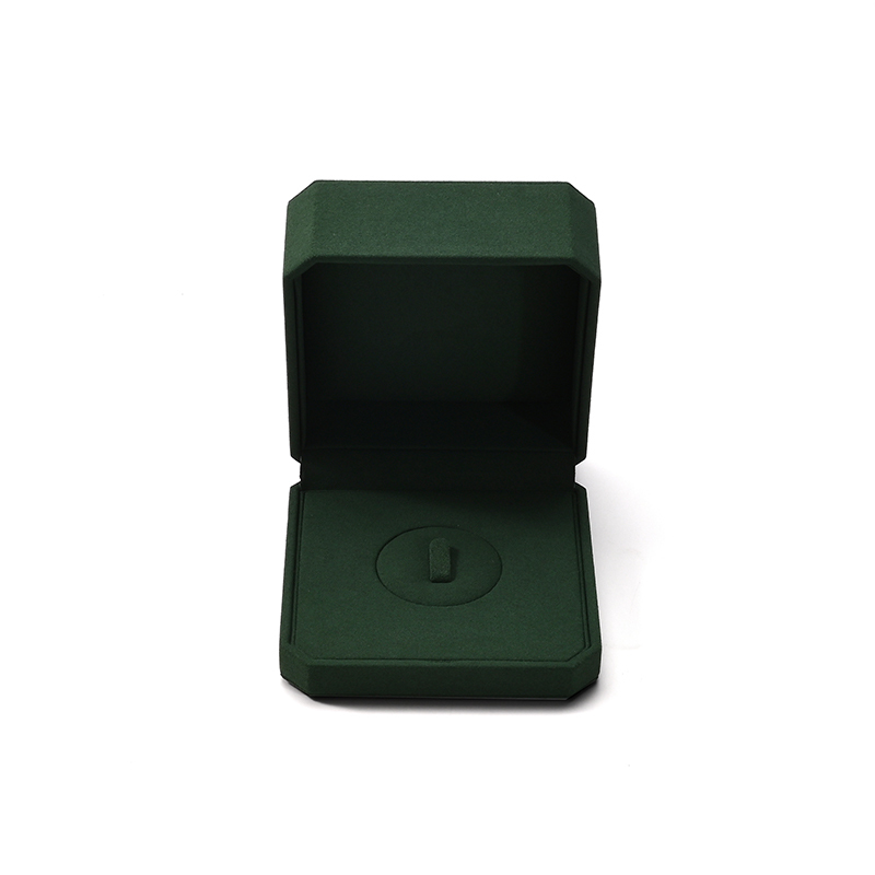 FANXI Custom Green Microfiber Ring Box