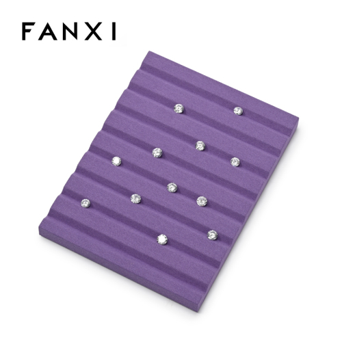 FANXI Custom Purple Microfiber Bare Drilling Disc