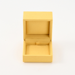 FANXI Custom Yellow Full Microfiber Pendant Box