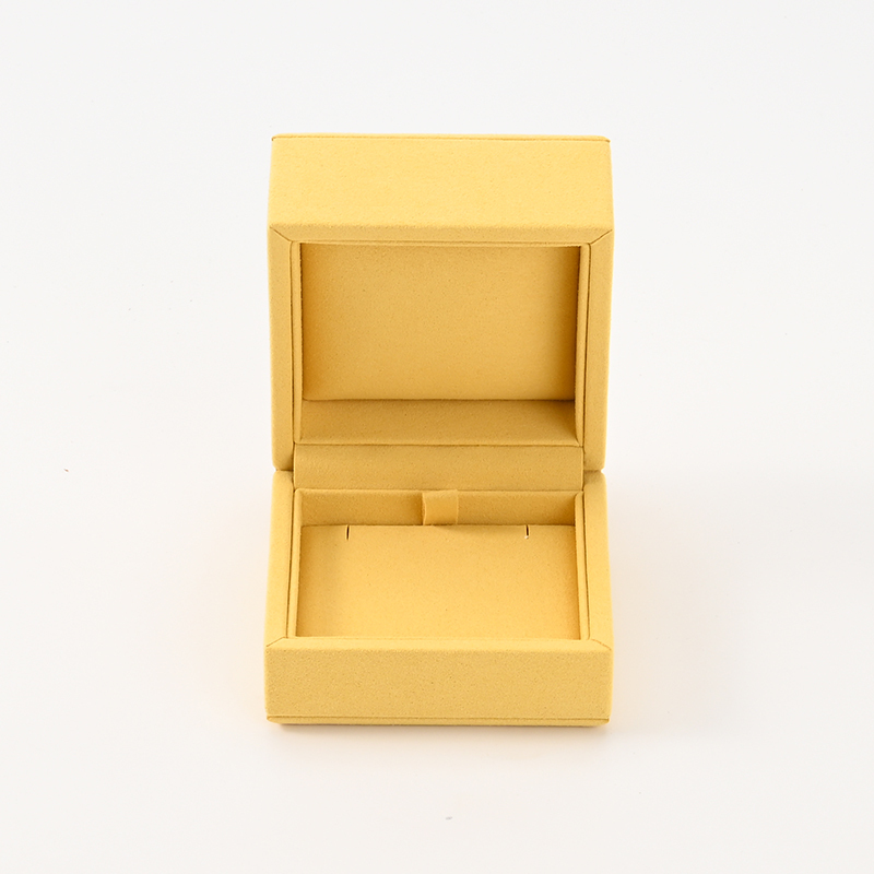 FANXI Custom Yellow Full Microfiber Pendant Box