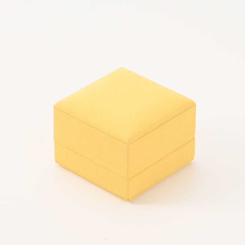 FANXI Custom Yellow Full Microfiber Pendant Box