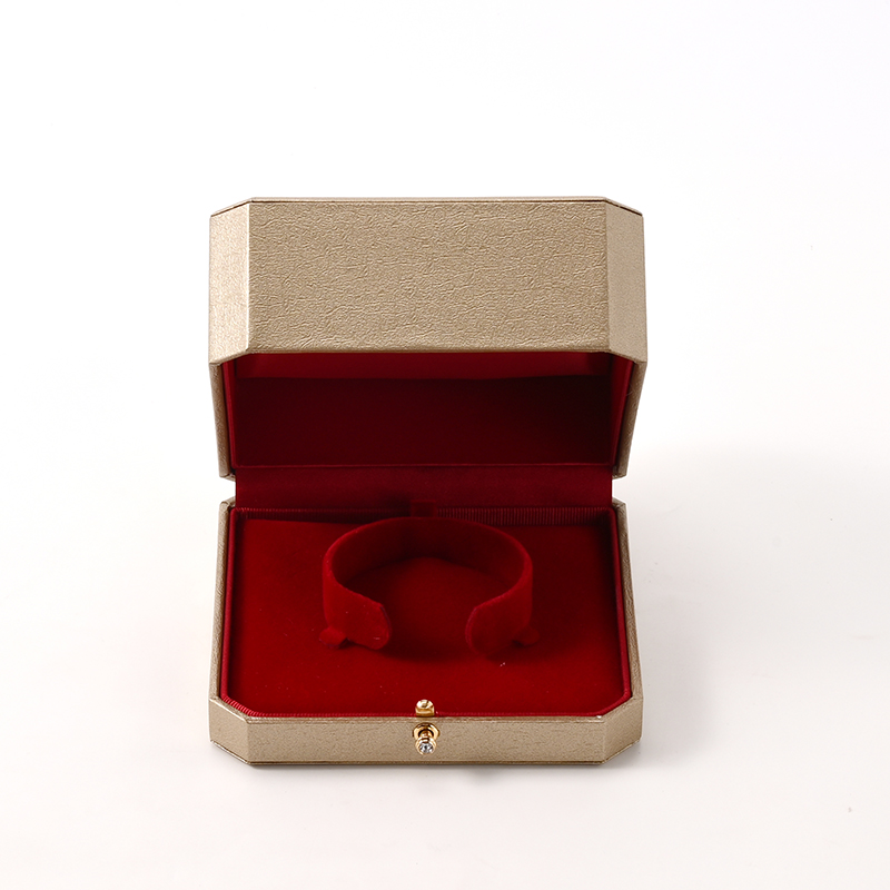 FANXI Custom Red Paper Velvet Bangle Box