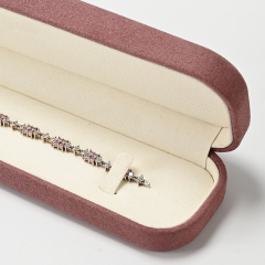 FANXI Custom Red Microfiber Bracelet Box