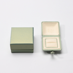 FANXI Custom Green Microfiber Ring Box