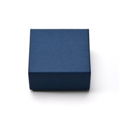 FANXI Custom Blue Suede Ring Box