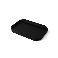 FANXI Custom Black PU Leather Jewelry Tray