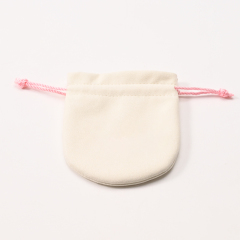 FANXI Custom Beige Microfiber Suede Jewelry Pouch
