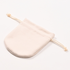 FANXI Custom Beige Microfiber Suede Jewelry Pouch