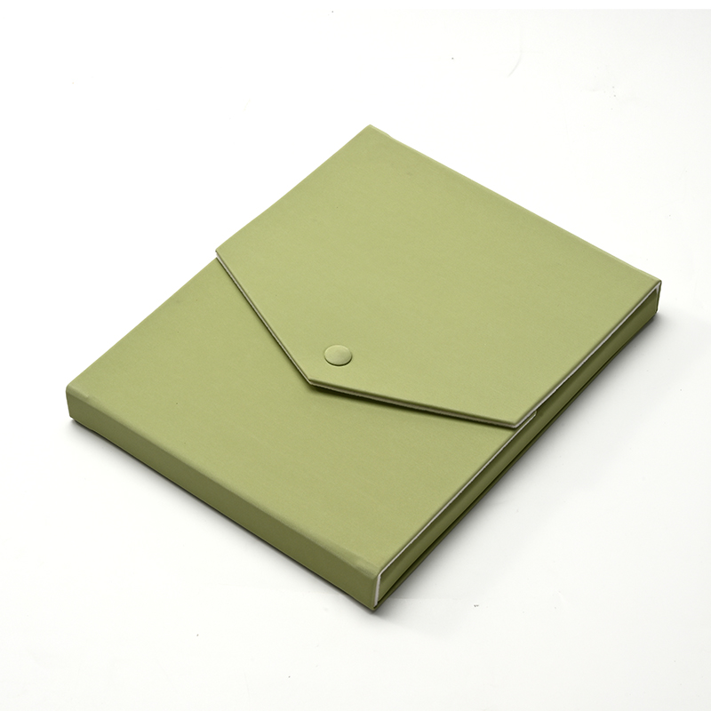 FANXI Custom Green PU Leather Velvet Necklace Pouch