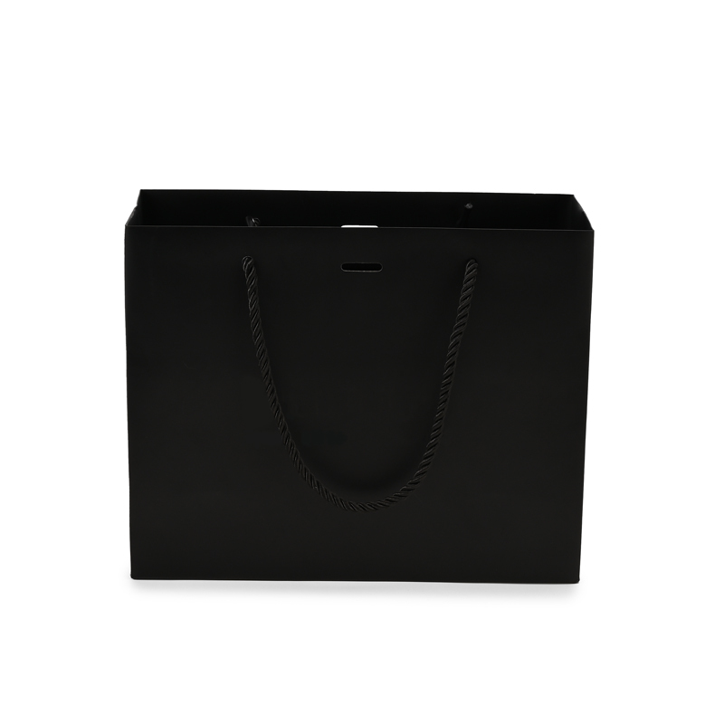 FANXI Custom Black Paper Jewelry Bag