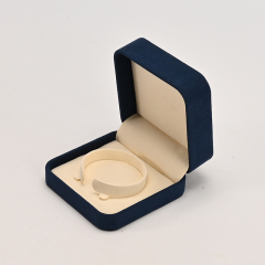 FANXI Custom Blue Microfiber Bracelet Box