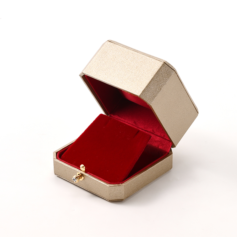 FANXI Custom Red Paper Velvet Jewelry Packaging Box