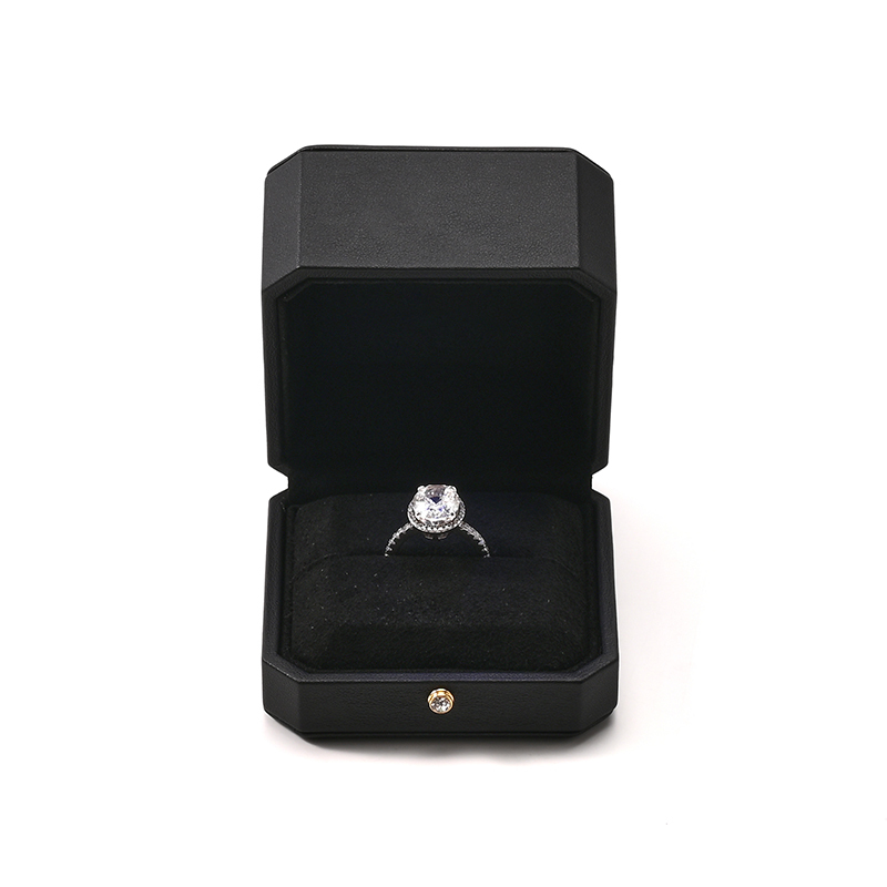 FANXI Custom PU Leather Microfiber Ring Pendant Box