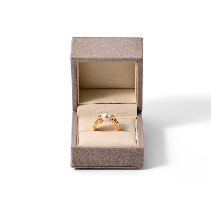 FANXI Custom Polychrome Suede Microfiber Ring Box