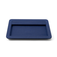 FANXI Custom Blue Microfiber Jewelry Tray