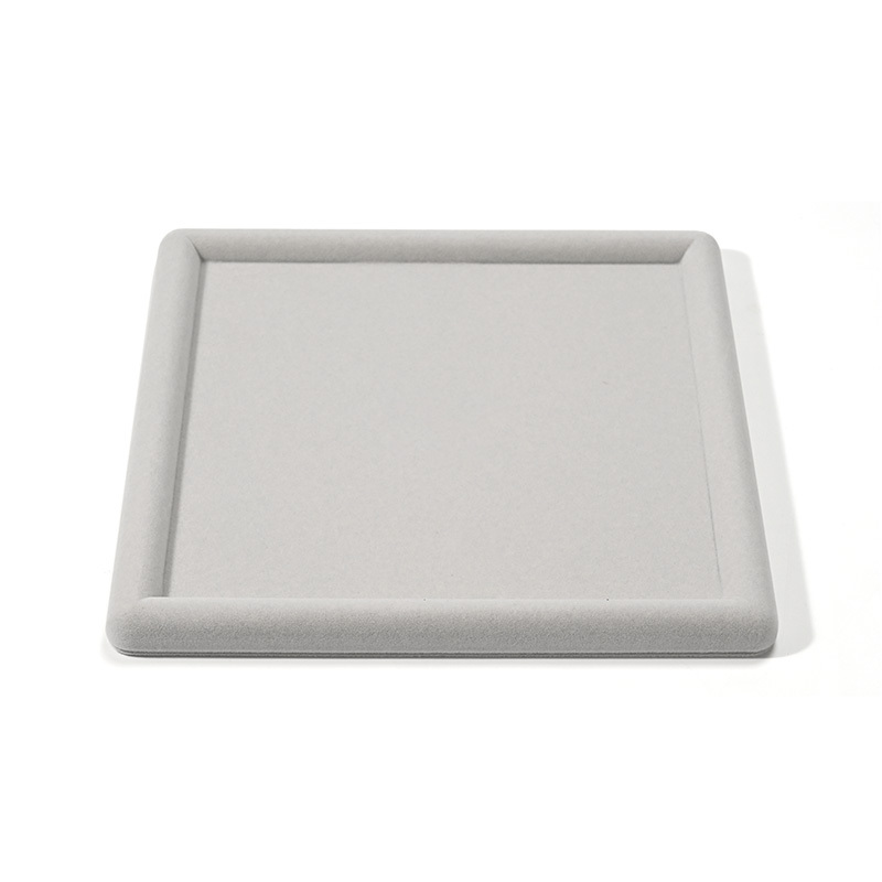 FANXI Custom Gray Velvet Jewelry Display Tray