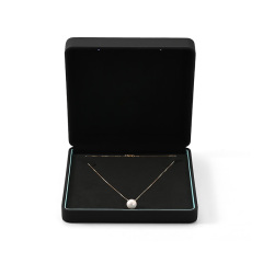 FANXI Custom Black Paper Velvet Pendant Box