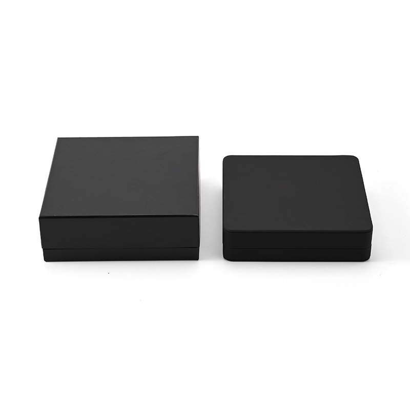 FANXI Custom Black Paper Velvet Pendant Box