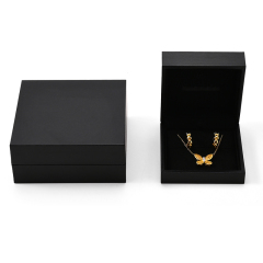 FANXI Custom Black Paper Microfiber Earring Box