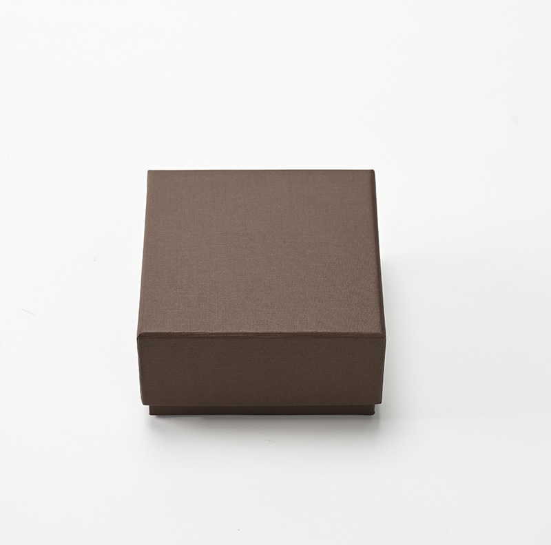 FANXI Custom Brown PU Leather Microfiber Earring Box