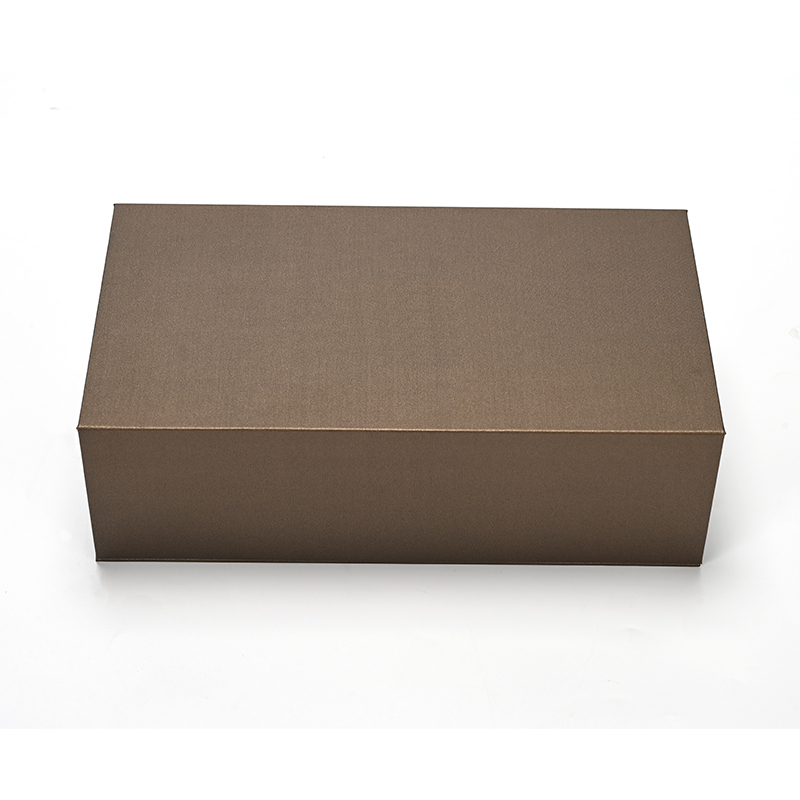 FANXI Custom Brown PU Leather Microfiber Ring Box