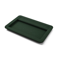 FANXI Custom Green Microfiber Jewelry Display Tray