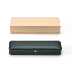 FANXI Custom Green PU Leather Microfiber Long Chain Box