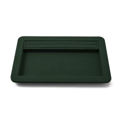 FANXI Custom Green Microfiber Jewelry Display Tray