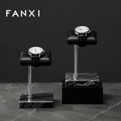 Luxury new design marble base watch display stand holder