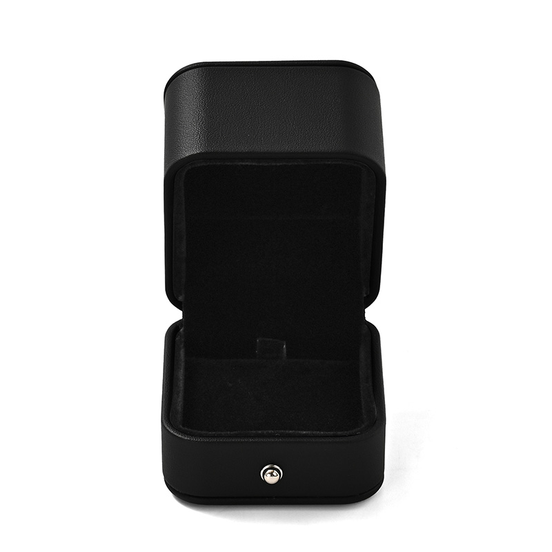 FANXI Custom Black PU leather Velvet Pendant Box