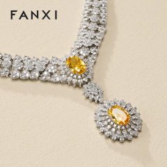 FANXI Factory Beige PU leather Microfiber Jewelry Plate