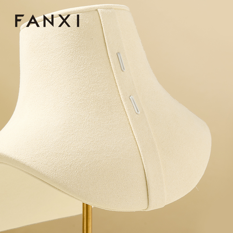 FANXI Luxury Polychrome Microfiber Jewelry Display Set