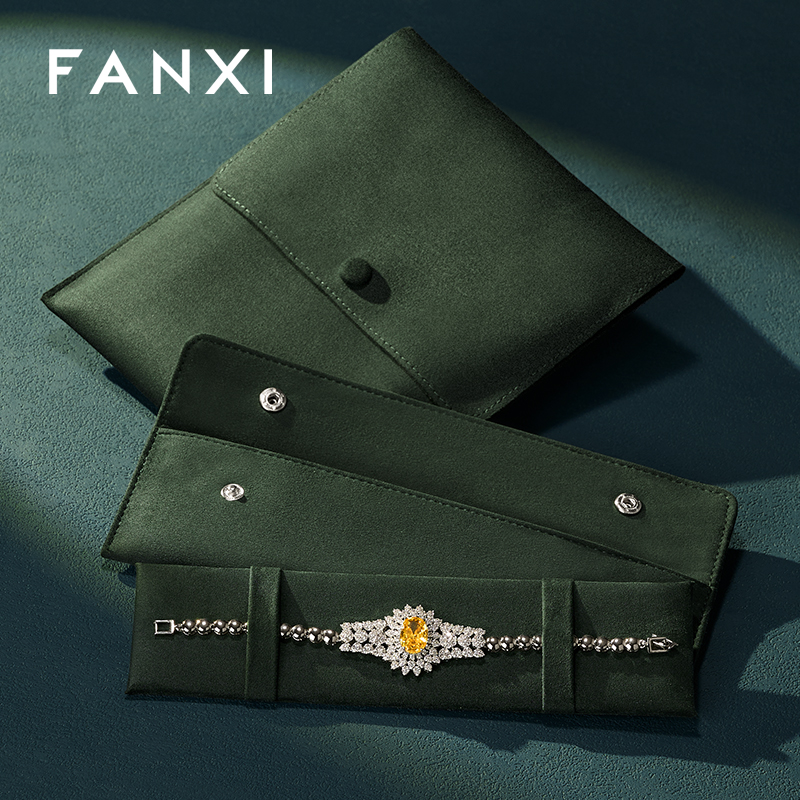 FANXI Wholesale Polychrome Velvet Jewelry Storage Bag