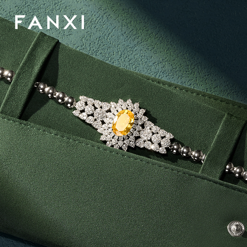 FANXI Wholesale Polychrome Velvet Jewelry Storage Bag