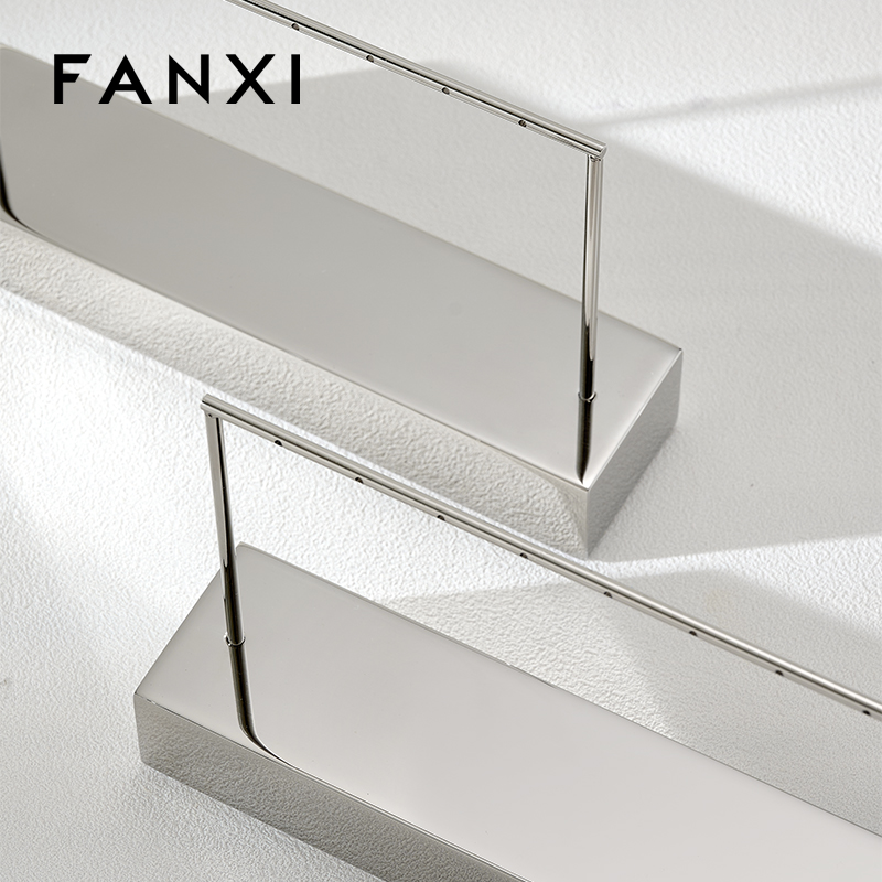 FANXI New Arrival Silvery Metal Metal Display Stand