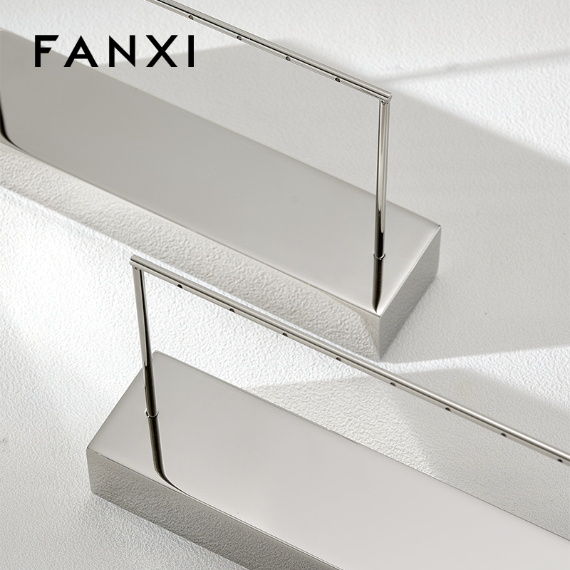 FANXI New Arrival Silvery Metal Metal Display Stand