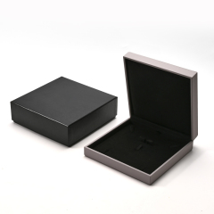 FANXI Custom Black Microfiber Set Jewelry Box