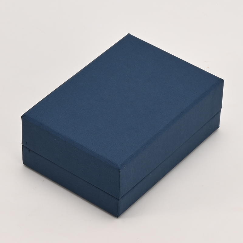 FANXI Custom Dark Blue Microfiber Pendant Box