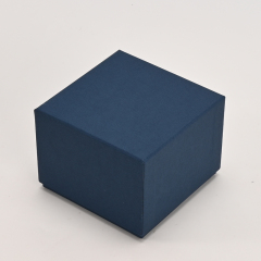 FANXI Custom Blue PU Leather Velvet Pendant Box